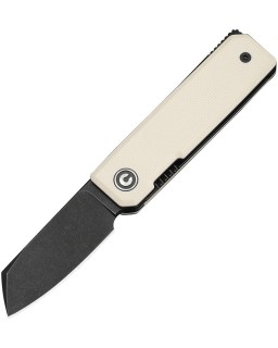CIVIVI Kukei C25036-3 – Nitro-V Black Stonewashed – Ivory G10