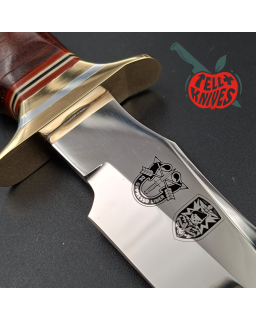 Al Mar 4008 SF-SOG Early Production – Stacked Leather – Seki Japan