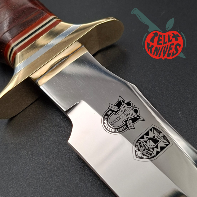 Al Mar 4008 SF-SOG Early Production – Stacked Leather – Seki Japan