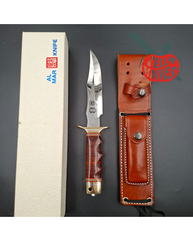 Al Mar 4008 SF-SOG Early Production – Stacked Leather – Seki Japan