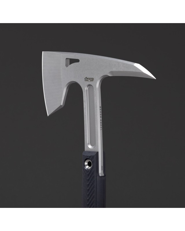 TRC Knives Never Kneel – Tomahawk en acier Sleipner et G10 noir