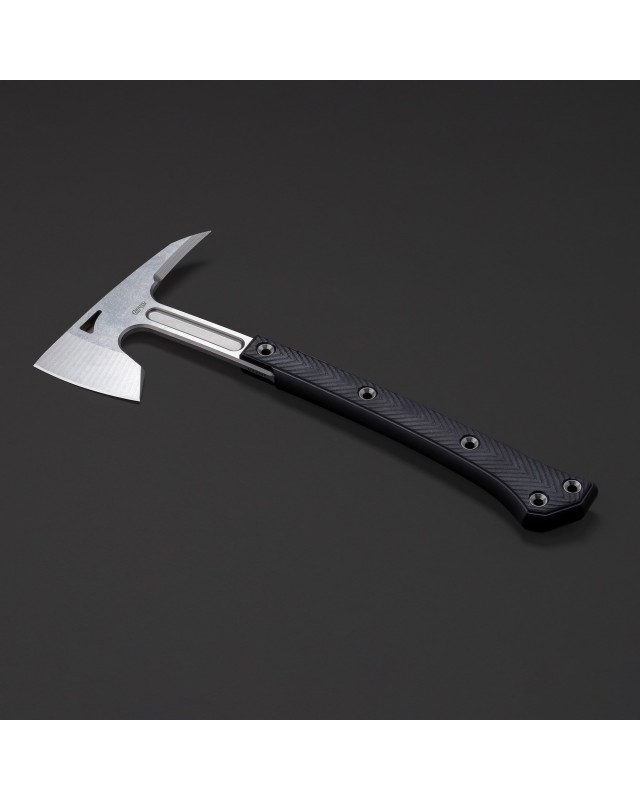 TRC Knives Never Kneel – Tomahawk en acier Sleipner et G10 noir