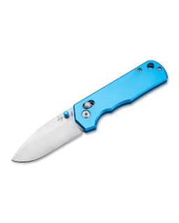 Böker Plus Rockstub Blue Elox  – 14C28N et aluminium bleu