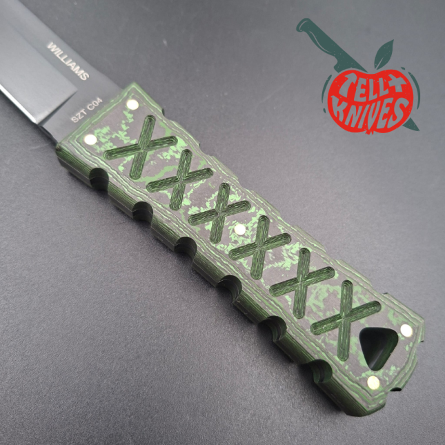 Williams Blade Design SZT C04 Shobu Zukuri Tanto Custom – RWL 34 / FatCarbon Jungle Wear