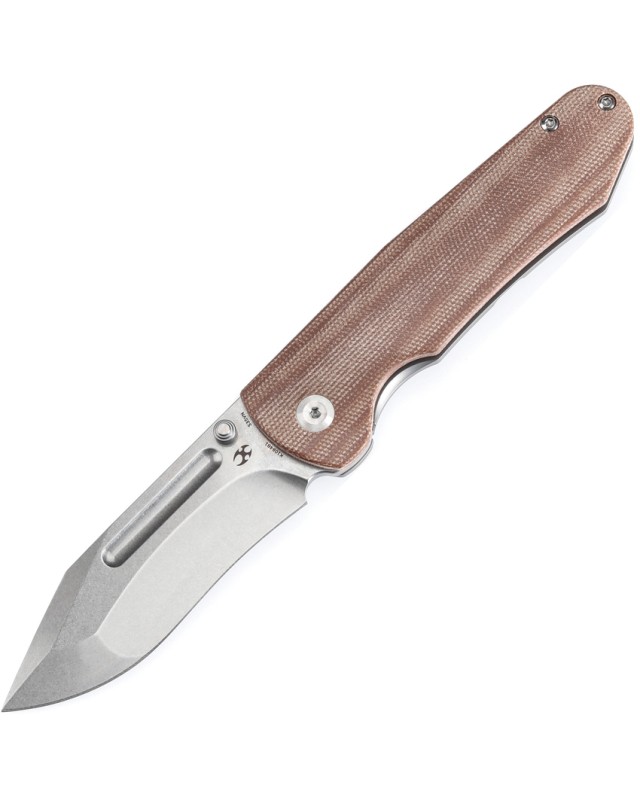 Kansept Superhawk Pocket Knife  CPM S35VN Steel Black Anodised Titanium Handle