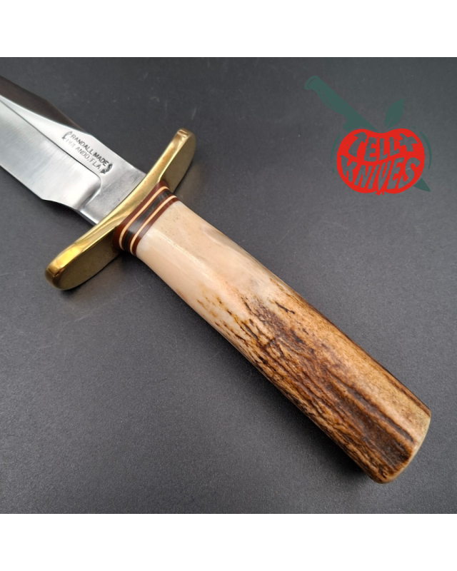 Randall Made Knives Vintage 1978-1985 Model 12-6 Little Bear Bowie – Stag