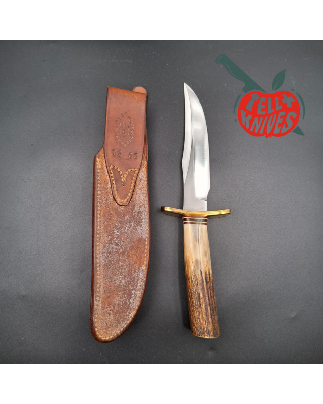 Randall Made Knives Vintage 1978-1985 Model 12-6 Little Bear Bowie – Stag