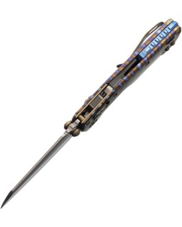 Microtech Marfione Select Mini MSI M390MK RAM-LOK – Flamed Titanium