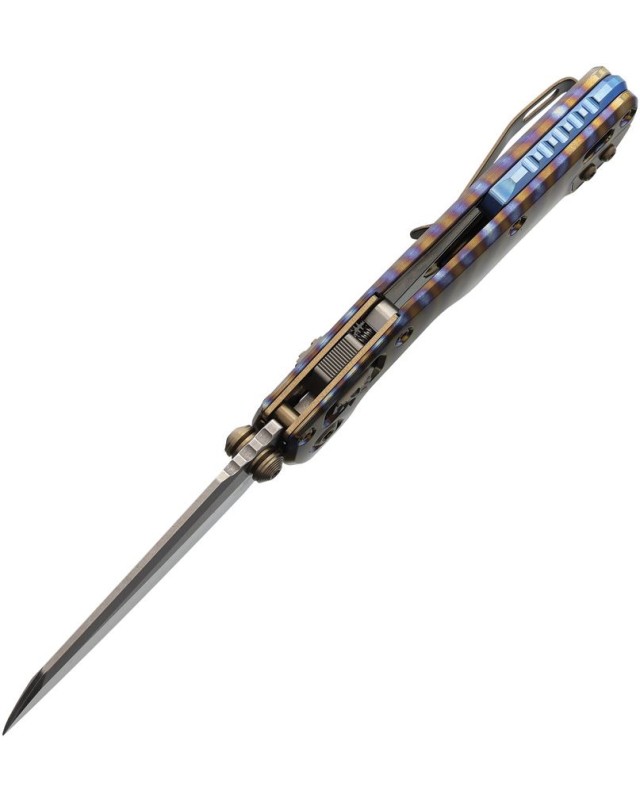 Microtech Marfione Select Mini MSI M390MK RAM-LOK – Flamed Titanium