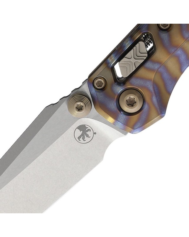 Microtech Marfione Select Mini MSI M390MK RAM-LOK – Flamed Titanium