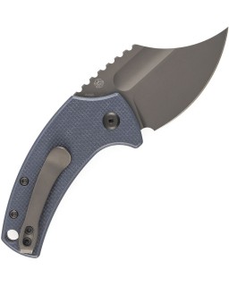 Kansept Wasp 154CM Button Lock Gray TiCN – G10 gris