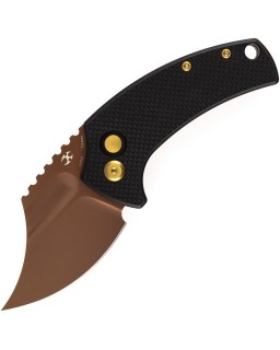 Kansept Wasp 154CM Button Lock Rose Gold – G10 noir