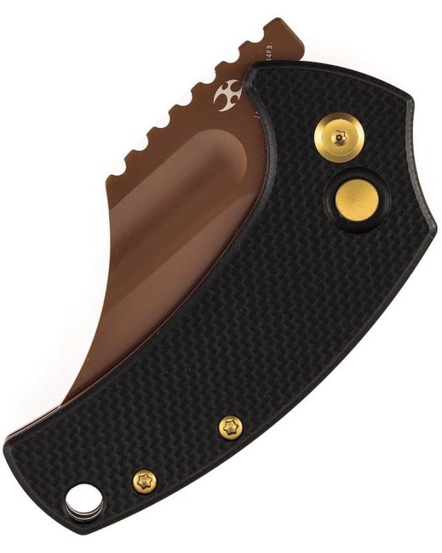 Kansept Wasp 154CM Button Lock Rose Gold – G10 noir