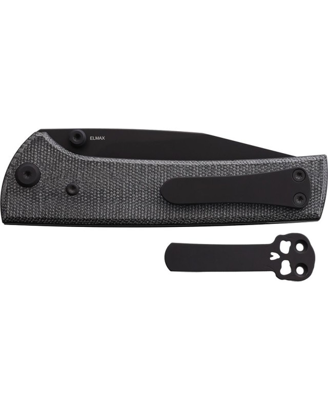 Chaves Knives Scapegoat 229 14319 – Acier Elmax / Micarta noir