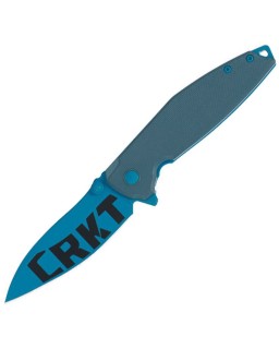 CRKT Ibis 2560BB – Acier 14C28N / Bleu céramique
