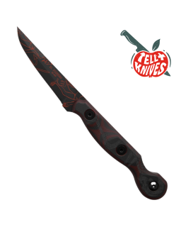 TOPS Knives El Pionero Diablito ELPOL-01 – Acier 1095 – G10 rouge et noir