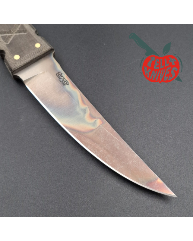 Williams Blade Design SZK-007 Shobu Zukuri Kaiken – Acier RWL-34 et Micarta vert