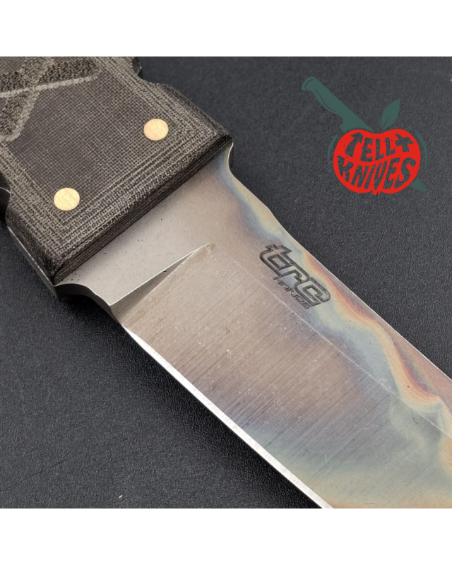 Williams Blade Design SZK-007 Shobu Zukuri Kaiken – Acier RWL-34 et Micarta vert