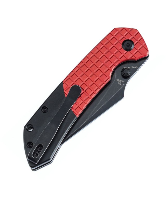 Tenable Fenrir Christmas Red  14C28N rouge et noir Button Lock