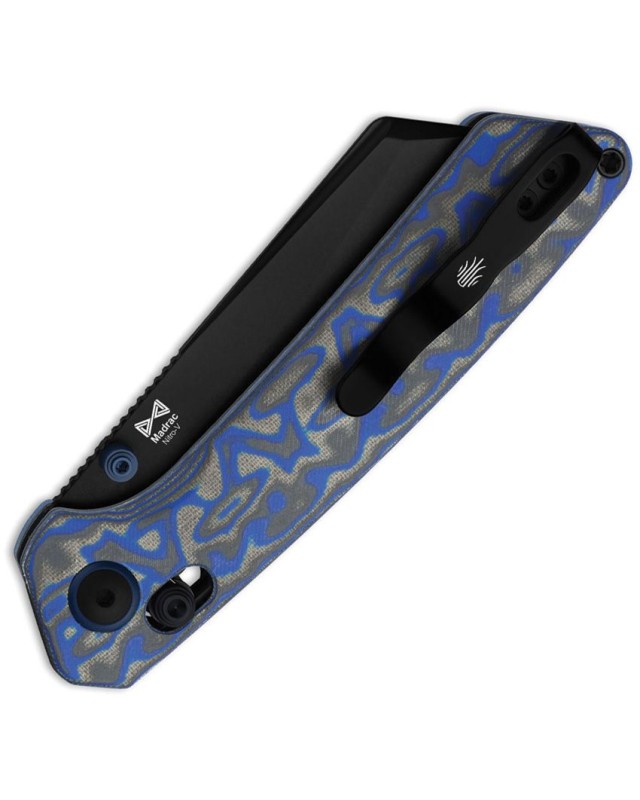 Kizer Madrac V3693A4 – Nitro-V Black Stonewashed – Micarta Vortex