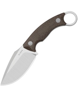 Kizer Cabox II 1128A2 – AEB-L satiné – Micarta brun
