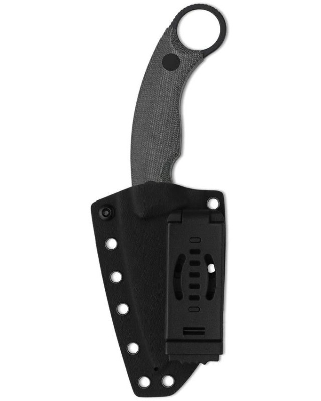 Kizer Cabox II 1128A1 – AEB-L PVD noir – Micarta noir
