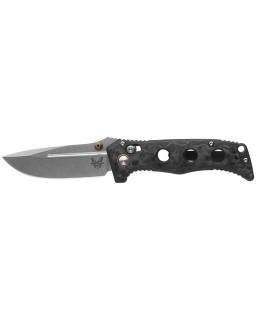 Benchmade Mini Adamas 273-03 – MagnaCut et fibre de carbone marbré