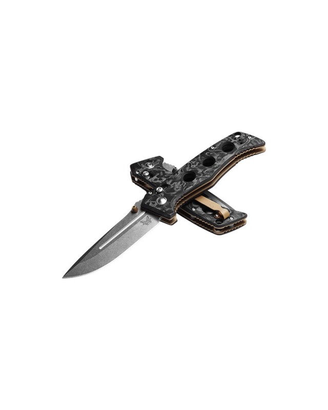 Benchmade Adamas 275-05 – MagnaCut et fibre de carbone marbré