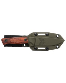 Benchmade SlipRidge Fixed 15650 – MagnaCut et bois stabilisé