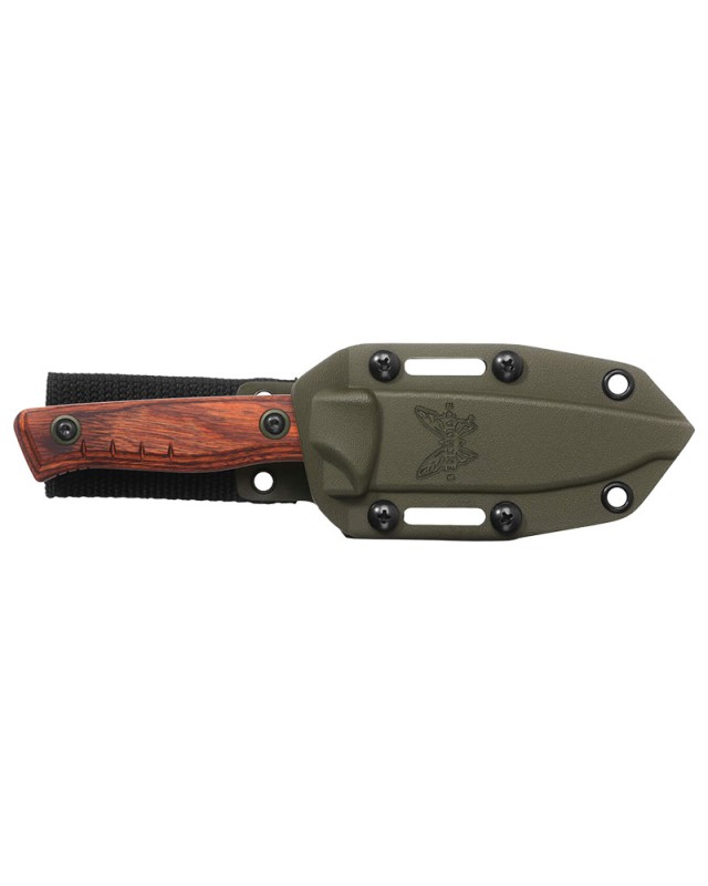 Benchmade SlipRidge Fixed 15650 – MagnaCut et bois stabilisé