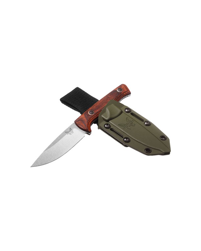 Benchmade SlipRidge Fixed 15650 – MagnaCut et bois stabilisé
