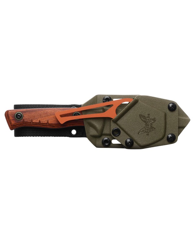 Benchmade SlipRidge Fixed Combo 15650-COMBO – MagnaCut, bois stabilisé et crochet
