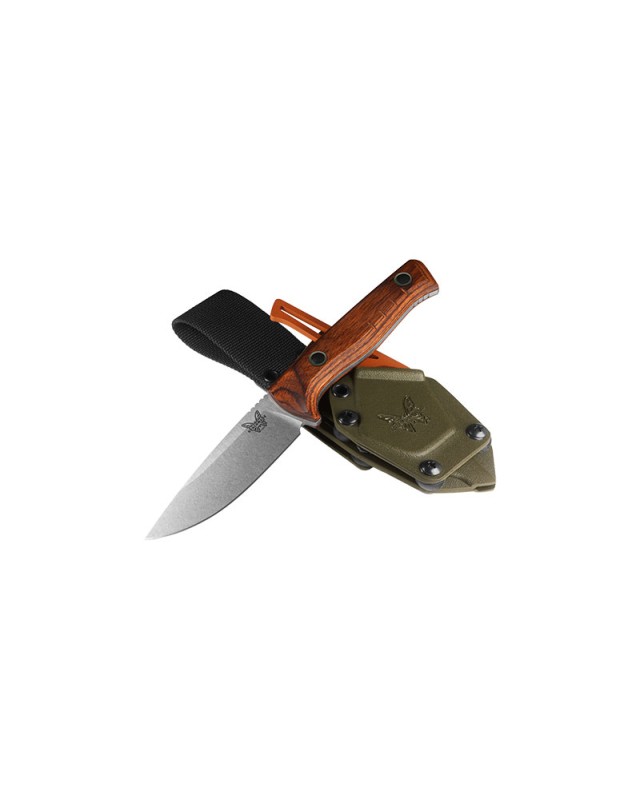 Benchmade SlipRidge Fixed Combo 15650-COMBO – MagnaCut, bois stabilisé et crochet