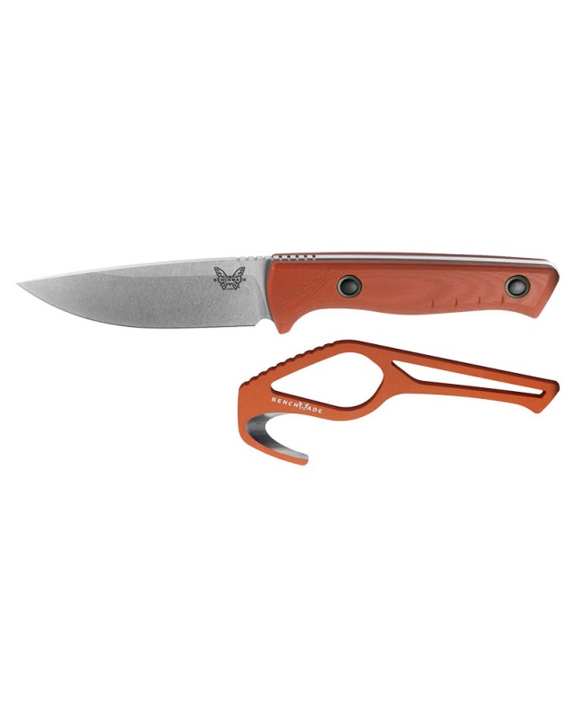 Benchmade SlipRidge Fixed Combo 15650-01-COMBO – MagnaCut, G10 orange et crochet