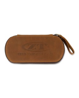 ZT brown leather pouch