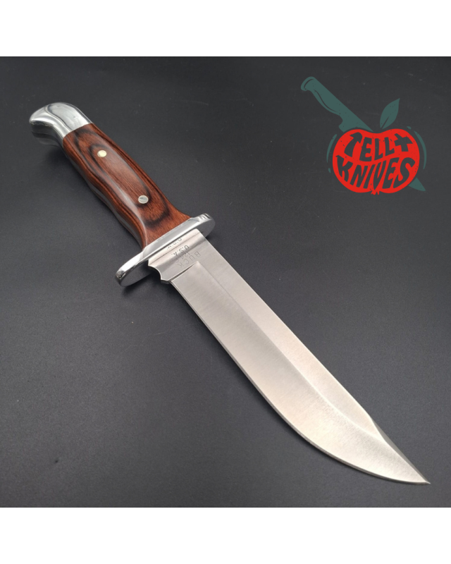 Buck 124 Frontiersman 1995 – acier 420HC manche bois laminé