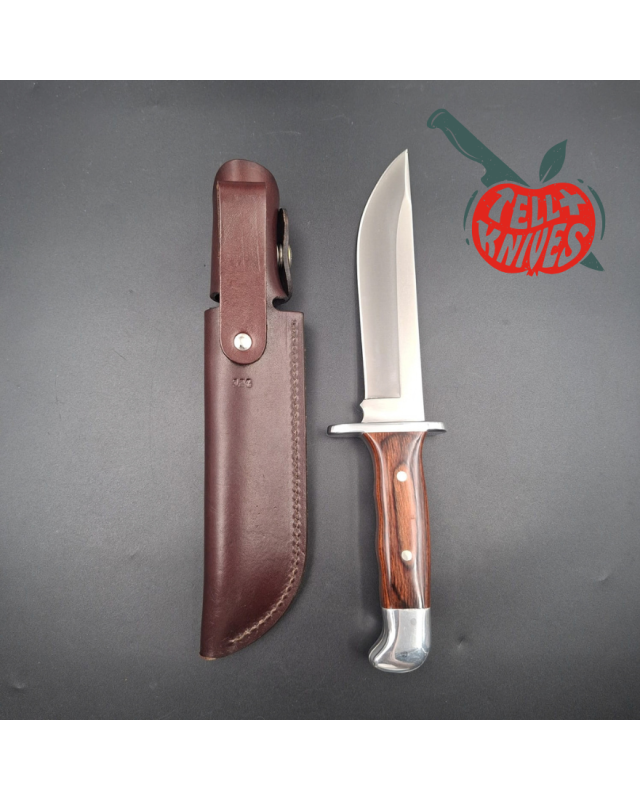 Buck 124 Frontiersman 1995 – acier 420HC manche bois laminé