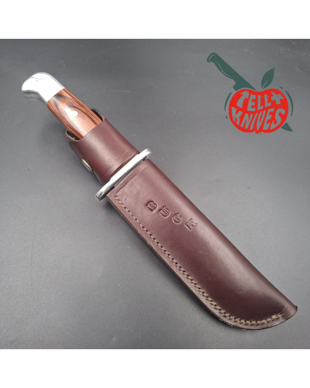 Buck 124 Frontiersman 1995 – acier 420HC manche bois laminé