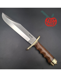 Randall Made Knives Model 12-9 Sportsman’s Bowie – Model 14 Grind stacked leather handle