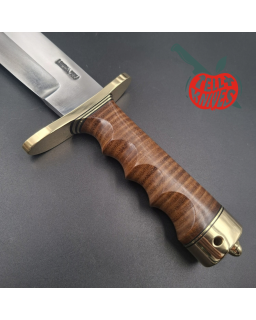 Randall Made Knives Model 12-9 Sportsman’s Bowie – Model 14 Grind stacked leather handle