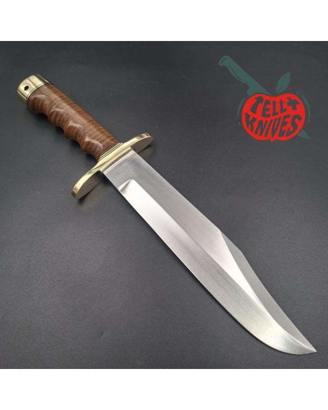 Randall Made Knives Model 12-9 Sportsman’s Bowie – Model 14 Grind stacked leather handle