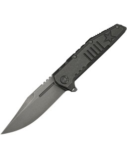 WE Knife Temper WE25079-1 – M390 – Titane gris – Édition limitée