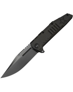 WE Knife Temper WE25079-2 – M390 – Titane Charcoal Gray – Édition limitée