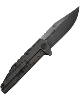 WE Knife Temper WE25079-2 – M390 – Titane Charcoal Gray – Édition limitée