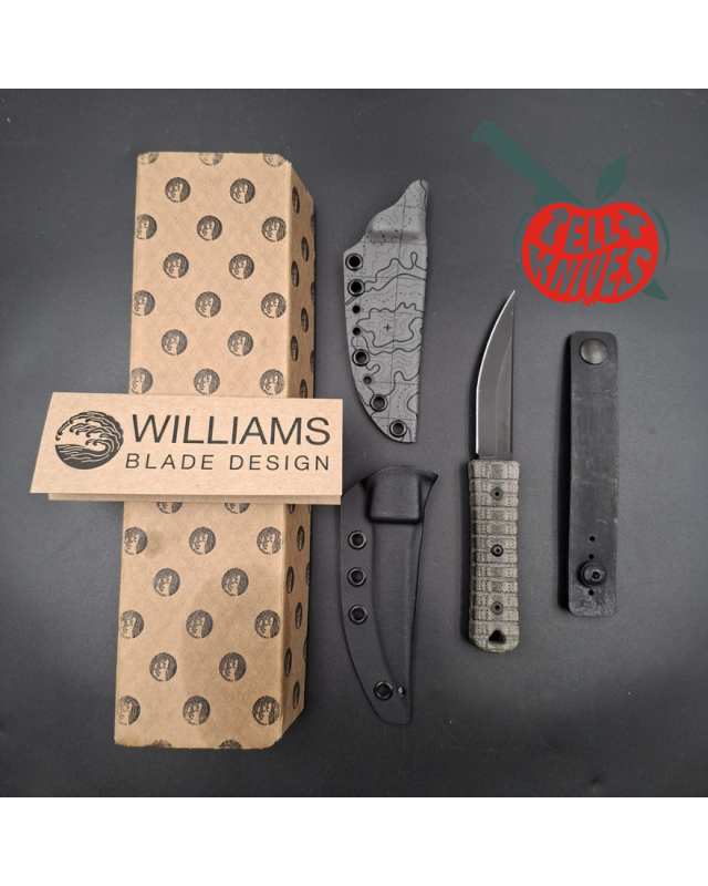 Williams Blade Design OZM 002 – Osoraku Zukuri Mini Kaiken 3.5" – Sleipner