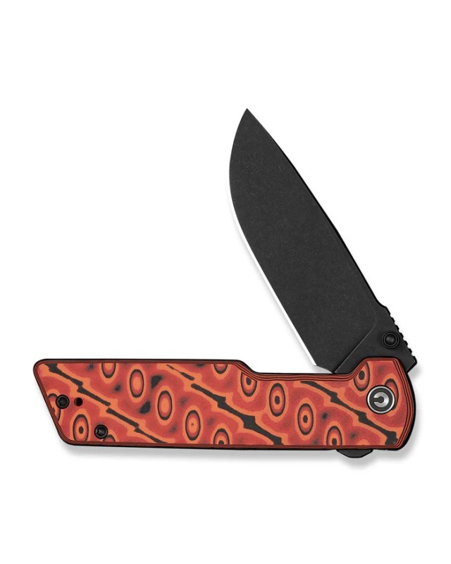 CIVIVI Zygon C25035-2 – Nitro-V – Vortex Micarta orange et noir