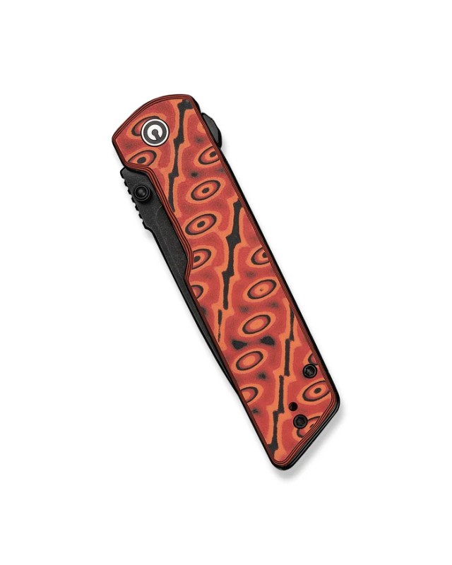CIVIVI Zygon C25035-2 – Nitro-V – Vortex Micarta orange et noir