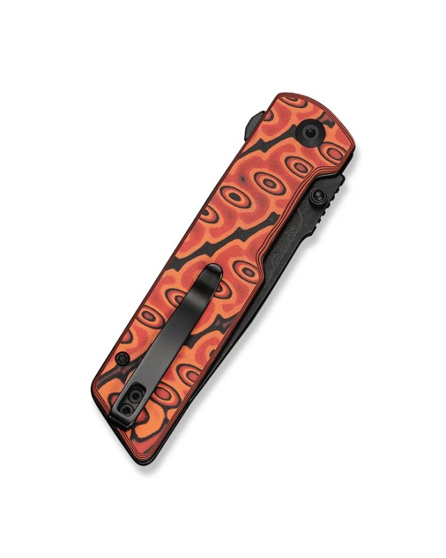 CIVIVI Zygon C25035-2 – Nitro-V – Vortex Micarta orange et noir