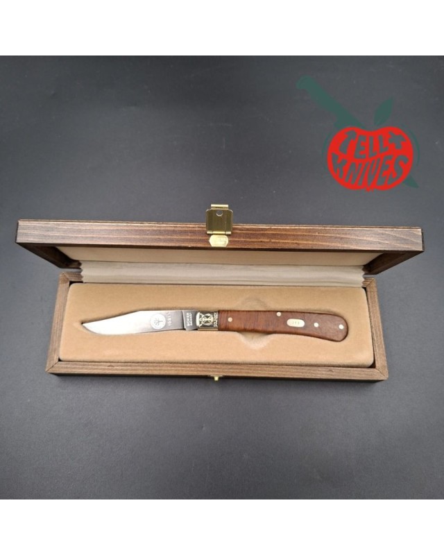 Böker Damast Jahresmesser 1981 n°343/500 – Modèle 93 en damas et bruyère