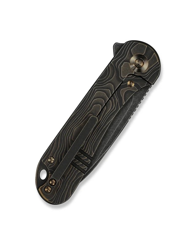 WE Knife Elementum WE18062XA-3 – MagnaCut – Titane Bronze et Noir